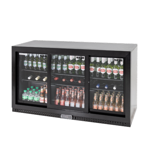 Polarcab sliding bar fridge