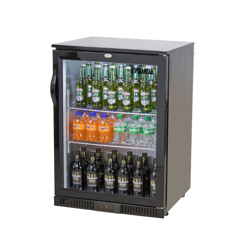 PolarCab Back Bar Bottle Cooler 1 Door, Hinged (Standard)
