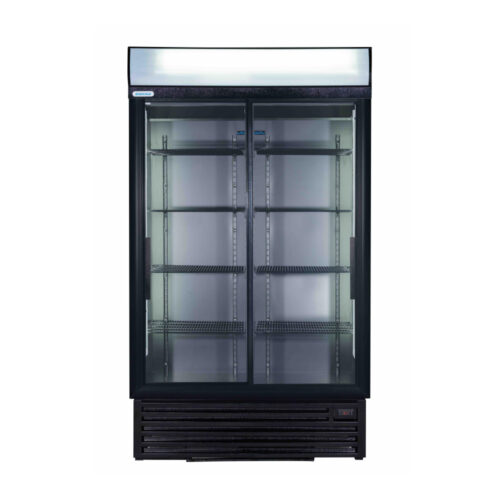 Staycold SD1140-CE Double Glass Sliding Door Beverage Cooler (Carbon Edition)