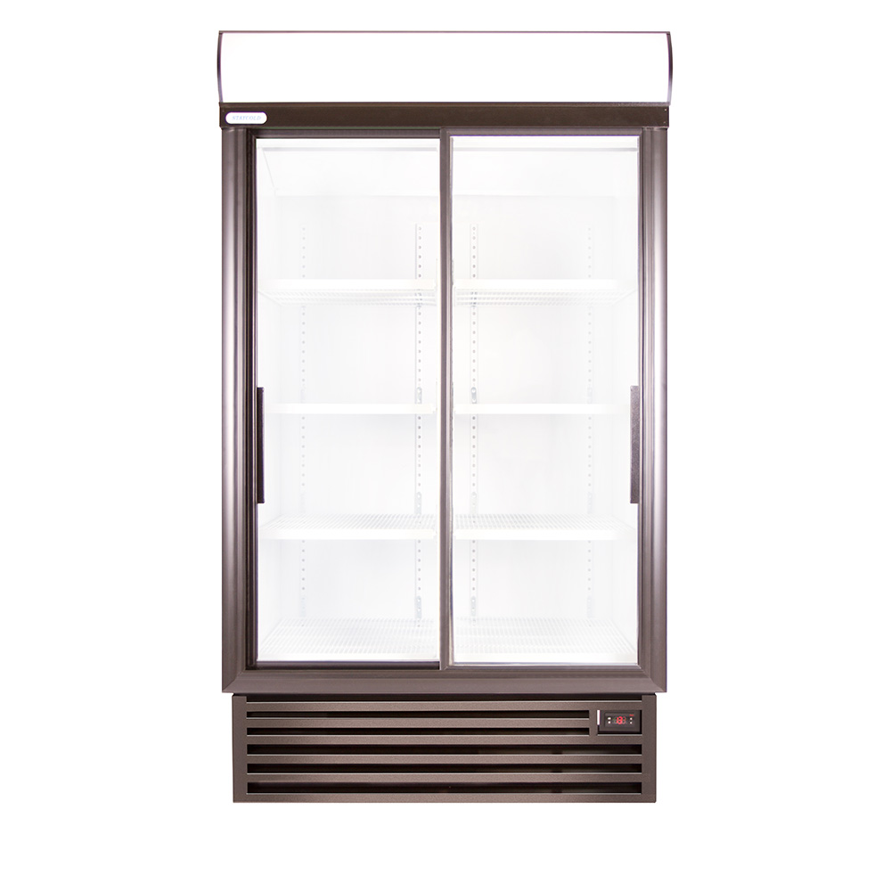 Staycold SD1140 Double Glass Sliding door Beverage Cooler