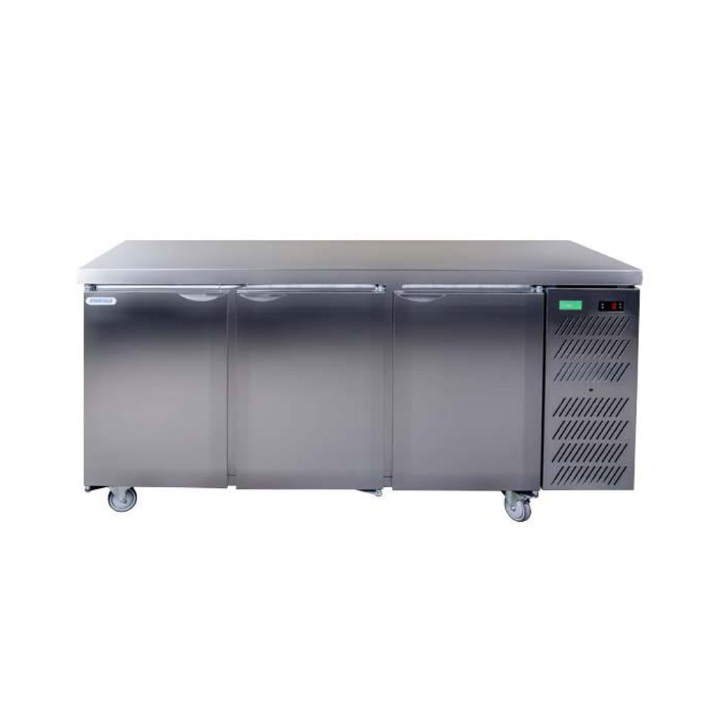 Staycold SHDU1800-HC Triple Stainless Steel Hinge Door Undercounter Beverage Cooler
