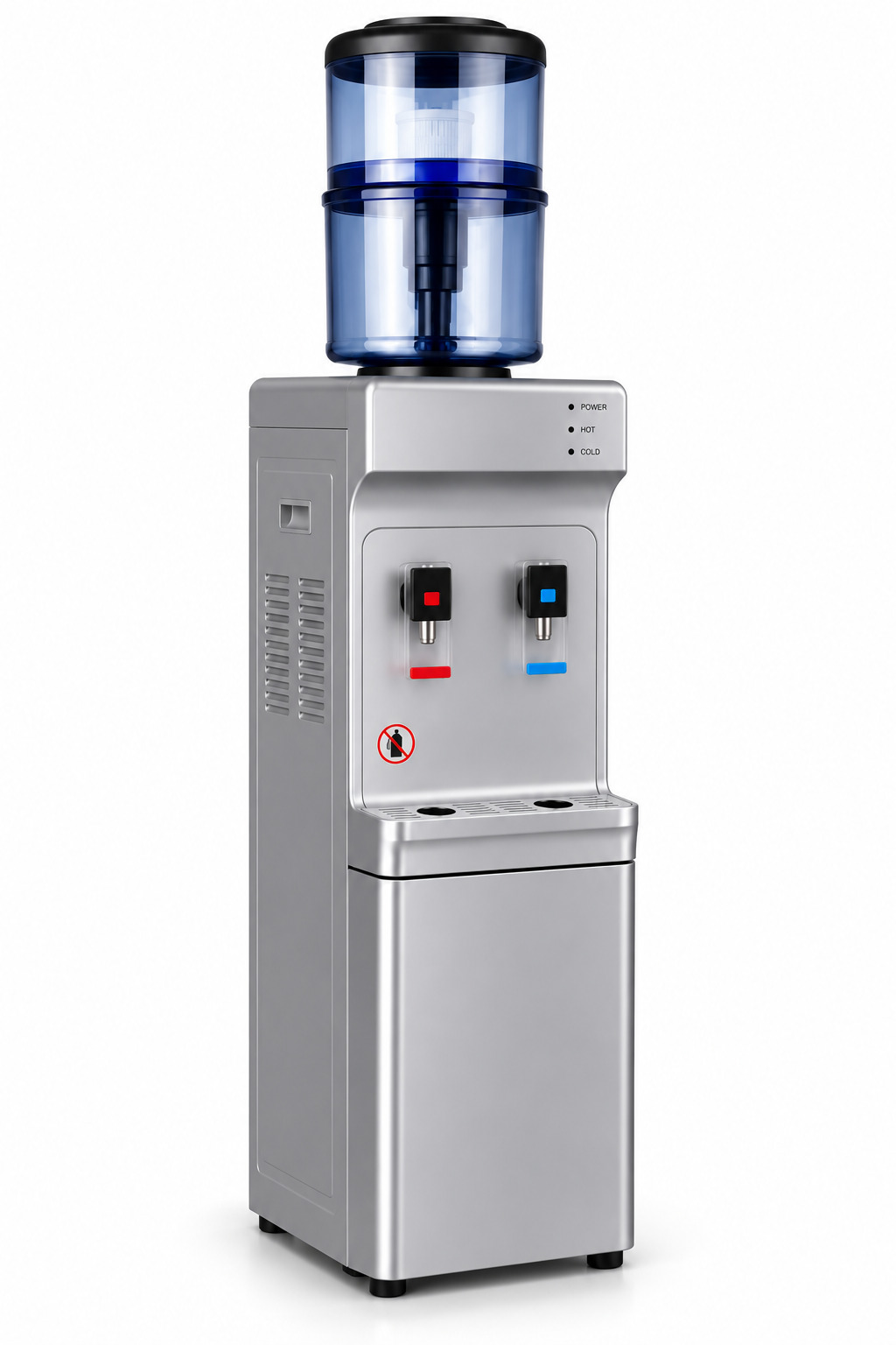 Frost Hot and Cold Water Dispenser with Filter Bottle