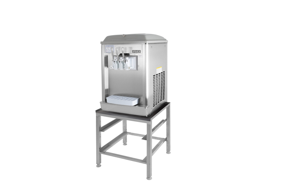 Polarcab Countertop Soft Serve Ice Cream Machine with Air Pump - 2 x 5.8L