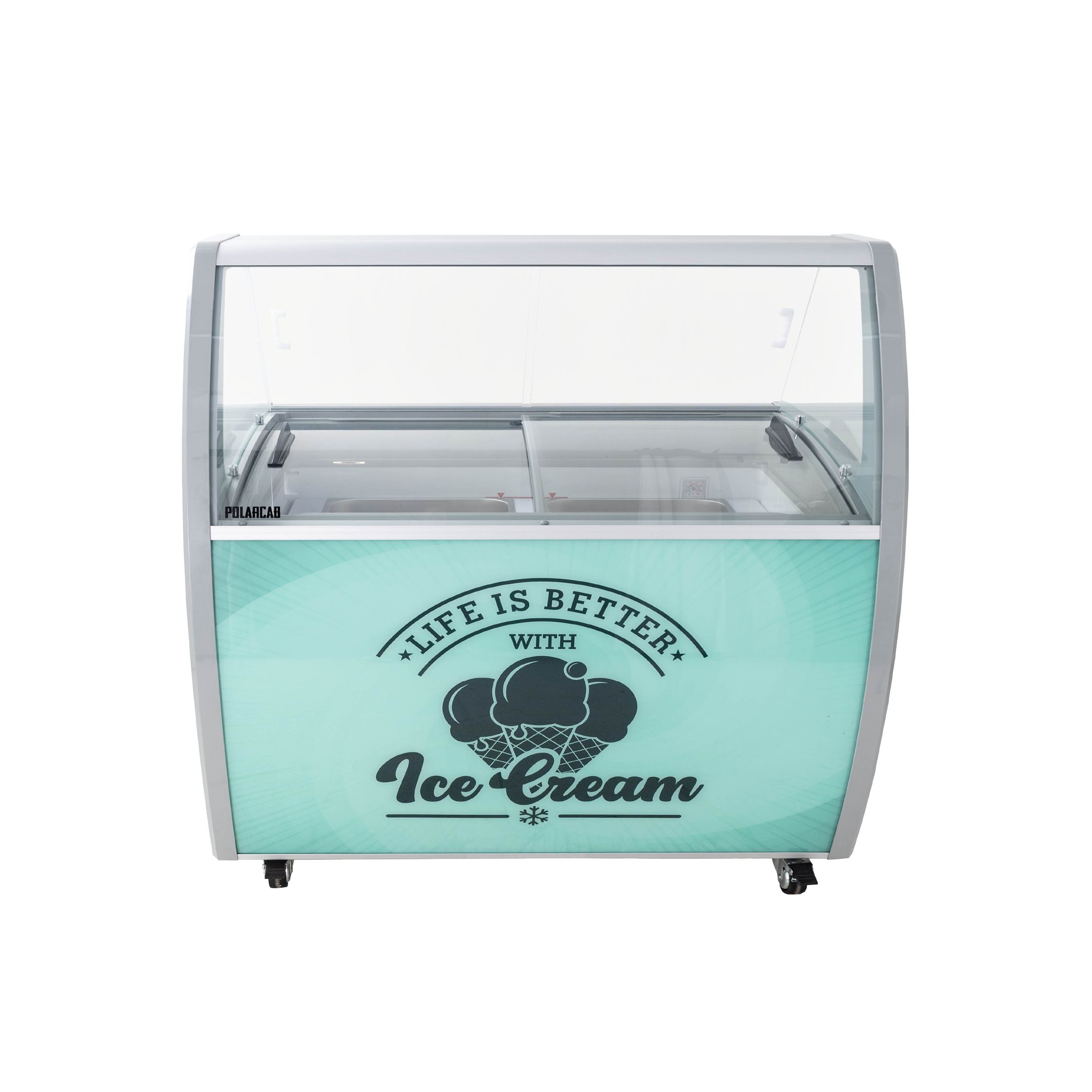 Polarcab Ice Cream Scoop Display Freezer - 9 Division, 415L