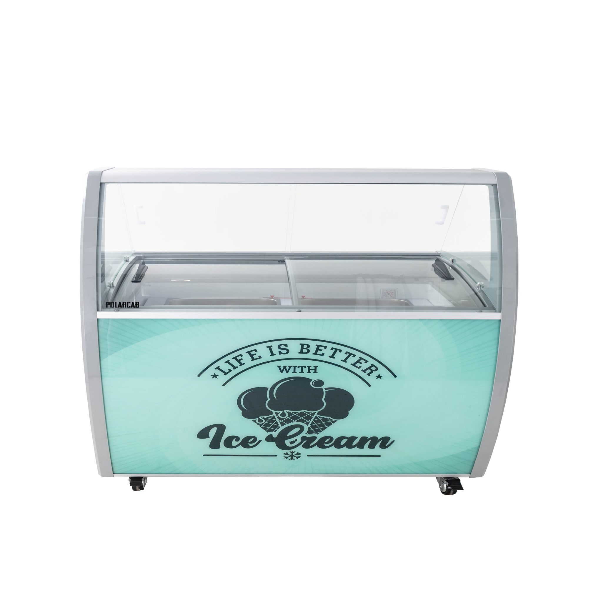 Polarcab Ice Cream Scoop Display Freezer - 12 Division, 575L